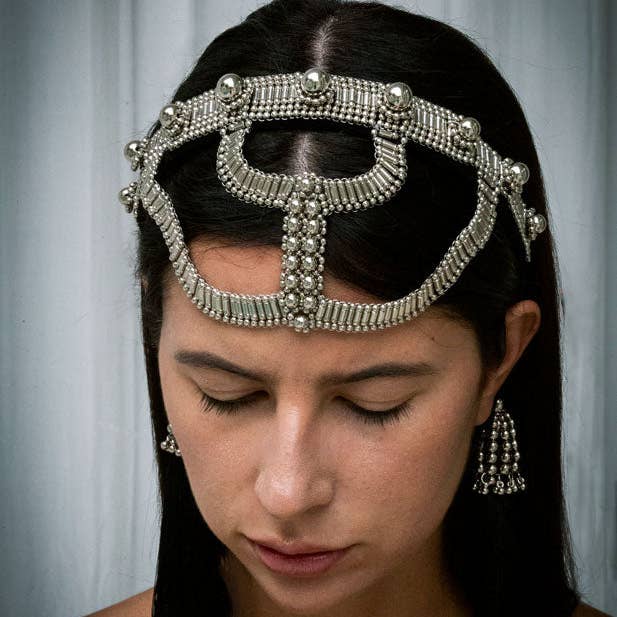 OBJECT & DAWN – wholesale Fashion headband – women's – Khutulun Modular Headband - 3 Color Variants1