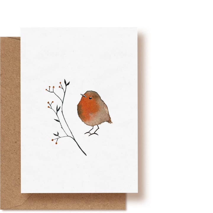 Robins | Cartão comemorativo por atacado de tucán y limón