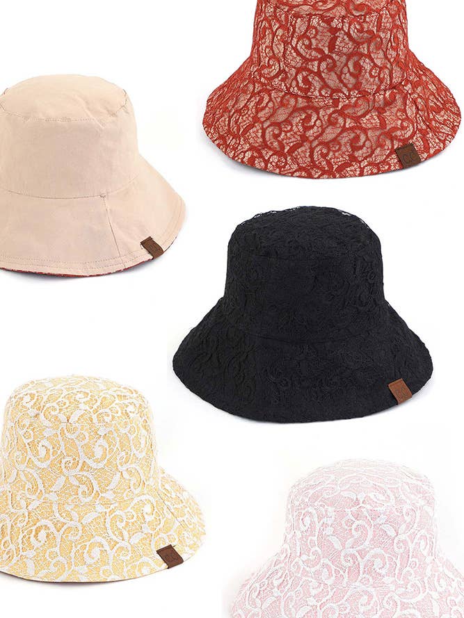C.C Cloche Reversible Bucket Hat for wholesale by Hana