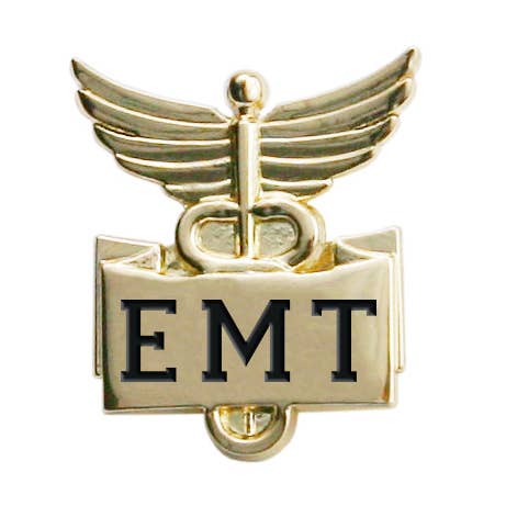 Emblem Pin - EMT Gold for wholesale by Think Medical Wholesale