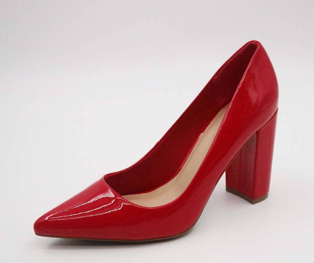 Mars Sky Shoes Wholesale - Wholesale High Heels - Women's - Bamboo BELLFLOWER-70 Women Chunky Heel Pointed Toe Pumps-12 Pairs Pack-16.75/Pair3