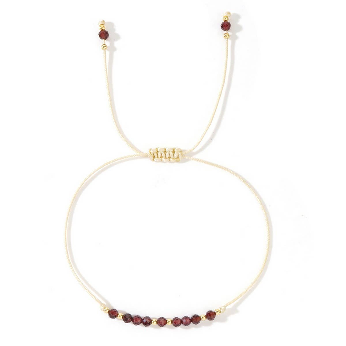 ACCITY - Wholesale Beaded Bracelet - HANDMADE SEMI-PRECIOUS STONE BEADED BRACELET_CWAB463012