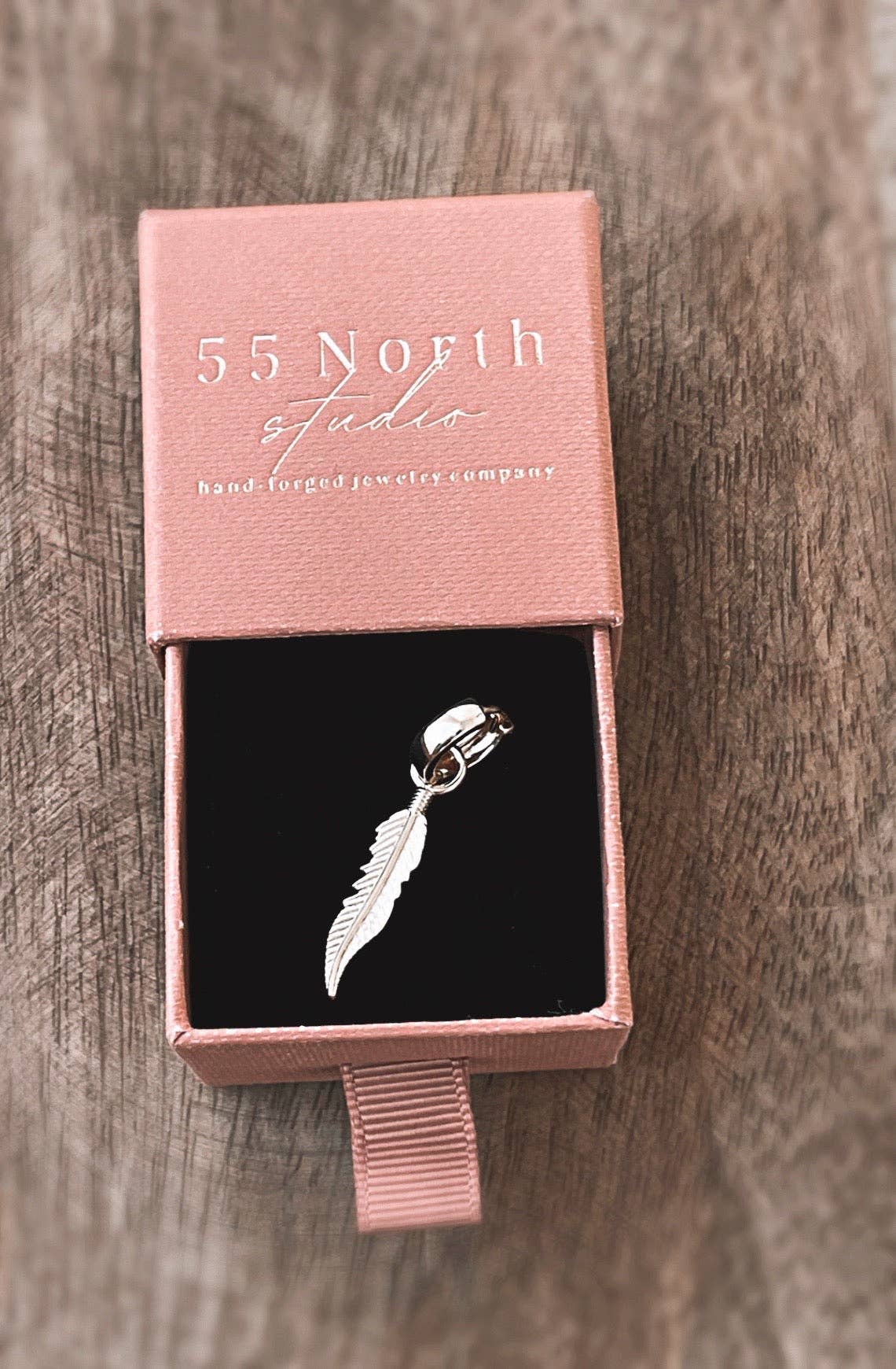 55 North Studio - Wholesale Pendant/Charm Necklace - Living in Truth (Feather)10