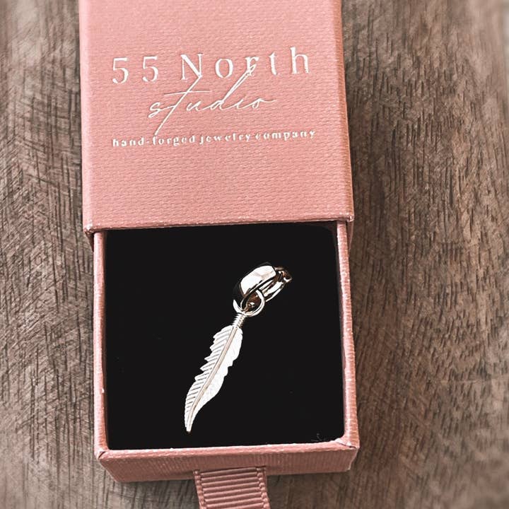 55 North Studio - Wholesale Pendant/Charm Necklace - Living in Truth (Feather)10
