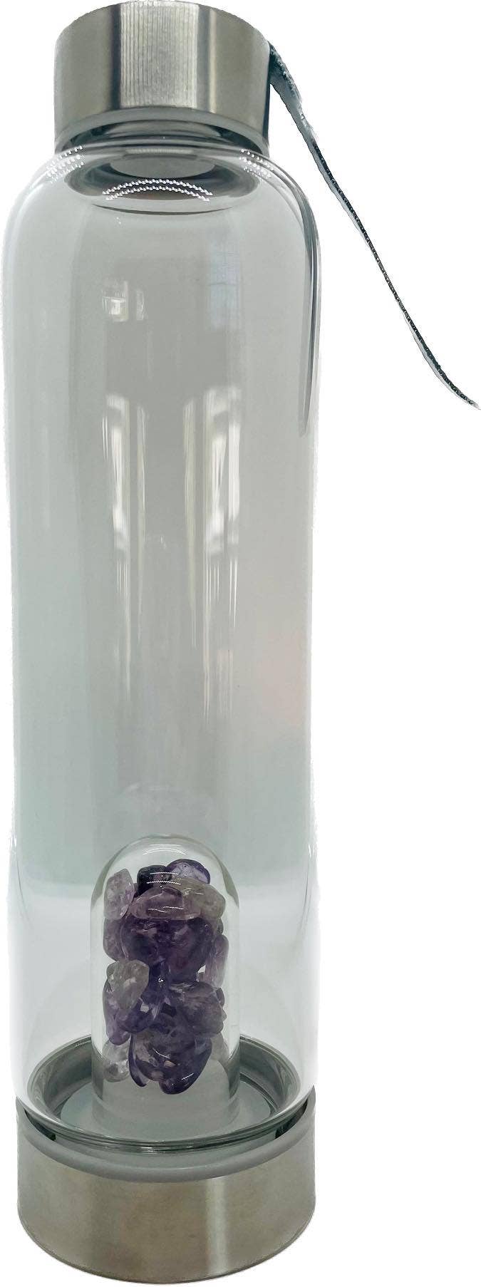 chakra-chic.com - Wholesale Water Bottle - Crystal Elixir Gemstone Water Bottle 16 oz with Carry Strap29