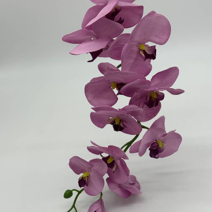JKF & Co Pty Ltd - Wholesale Artificial Flowers - Single Stem Orchid Phalaenopsis Purple1