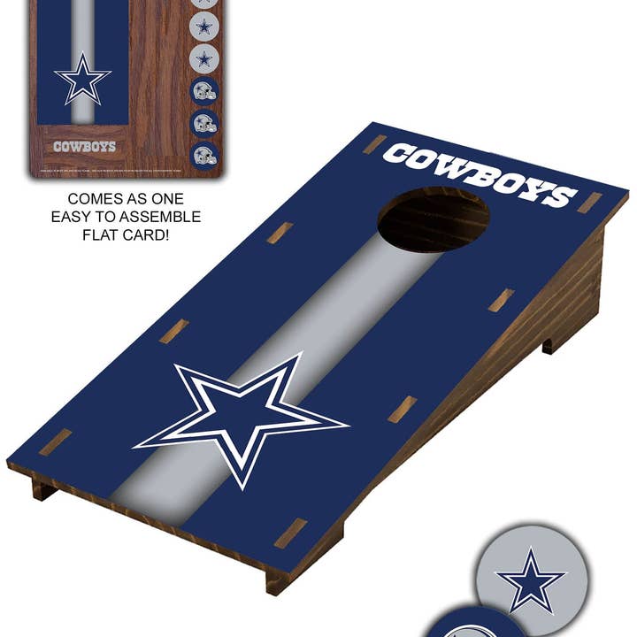 Dallas Cowboys Desktop Cornhole for wholesale by Fan Creations