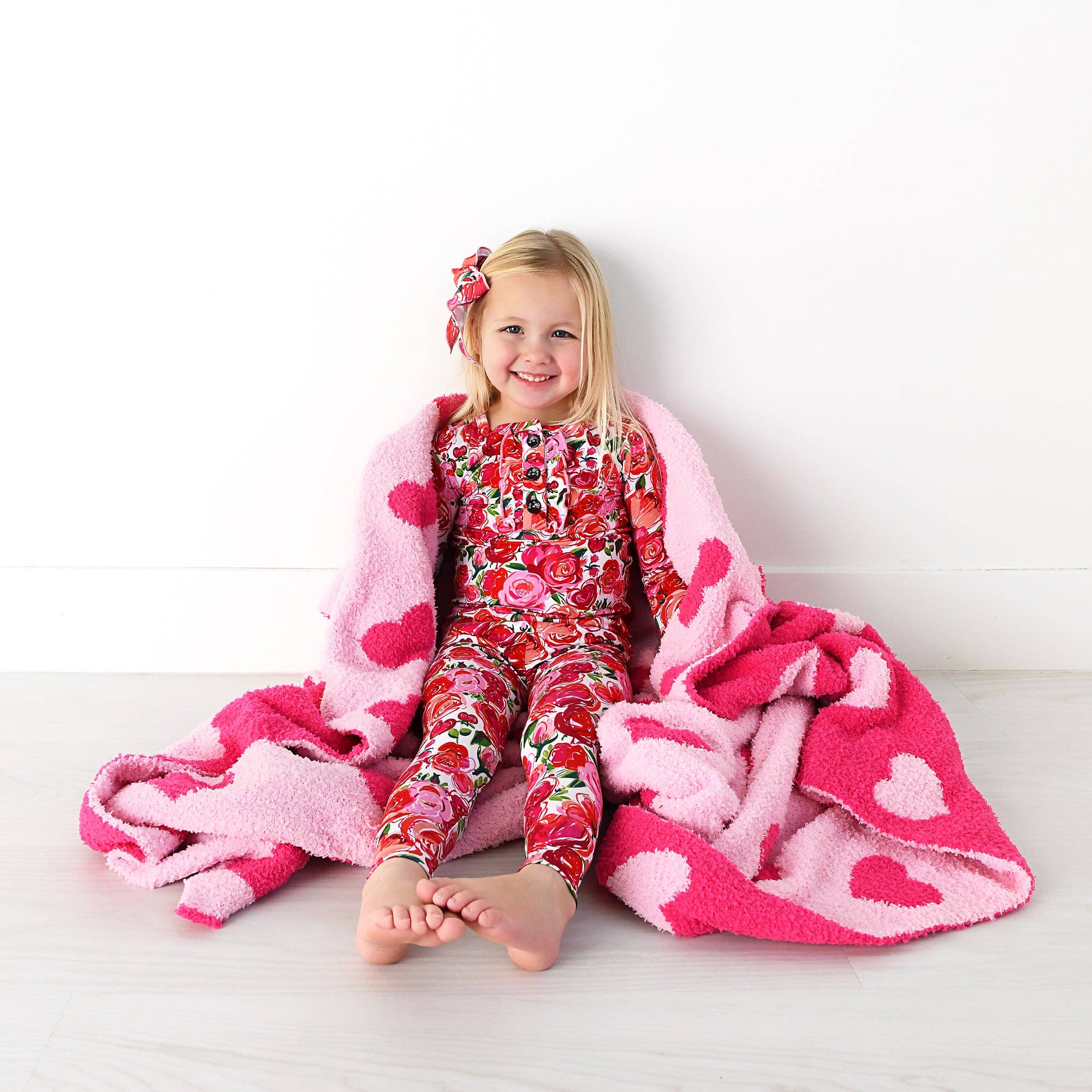 Gigi and Max – wholesale Sleepwear set – Kids – Rose Ruffle Two Piece Bamboo Toddler Outfit18