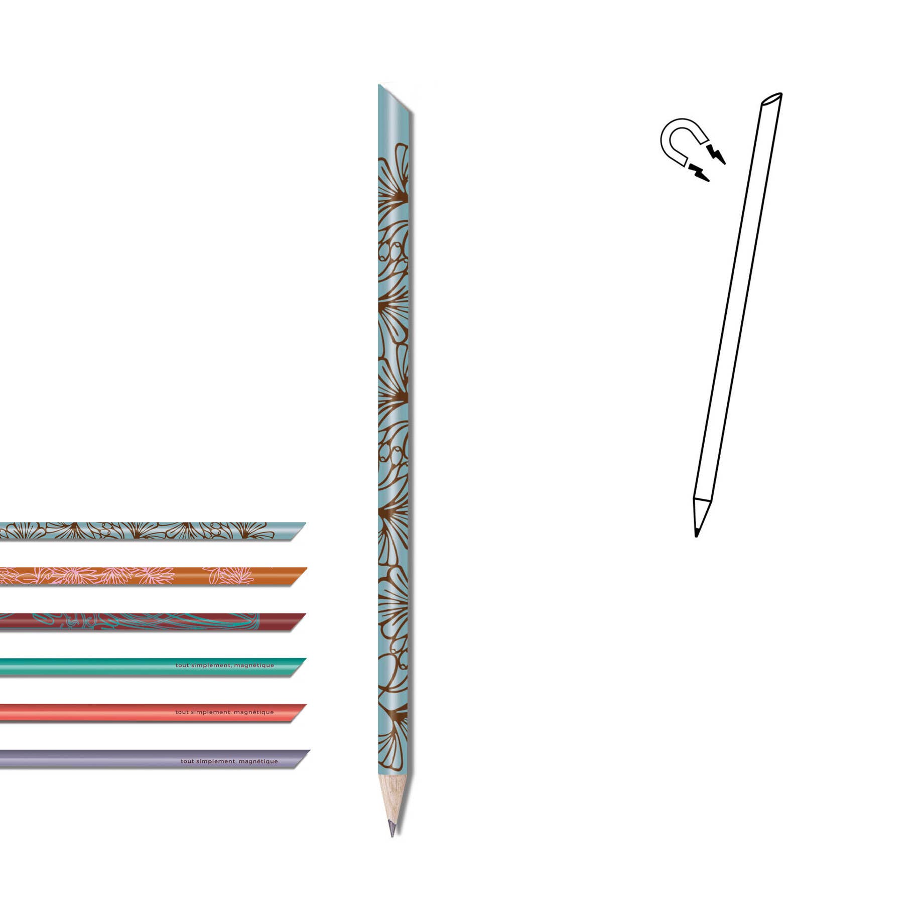 tout simplement - Wholesale Pencil - magnetic pencil - art nouveau6