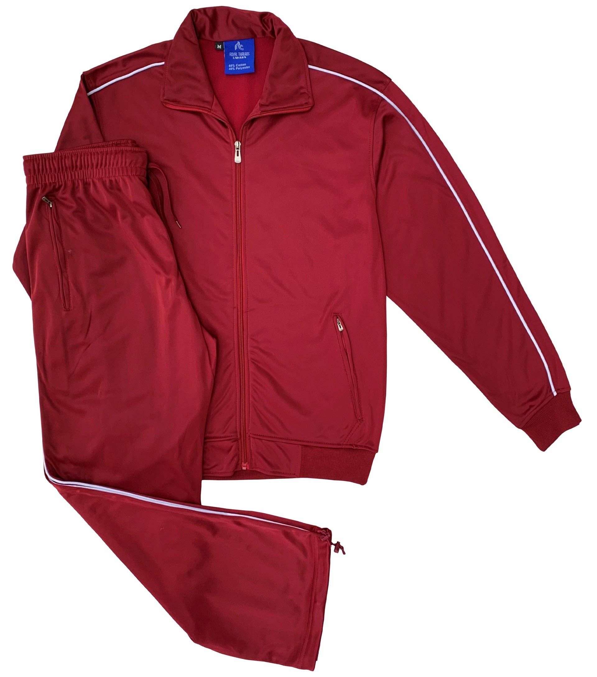 Royal Threads - Wholesale Tracksuit – Men′s - Men Classic Spring Plain Tracksuit Jogging Suit4