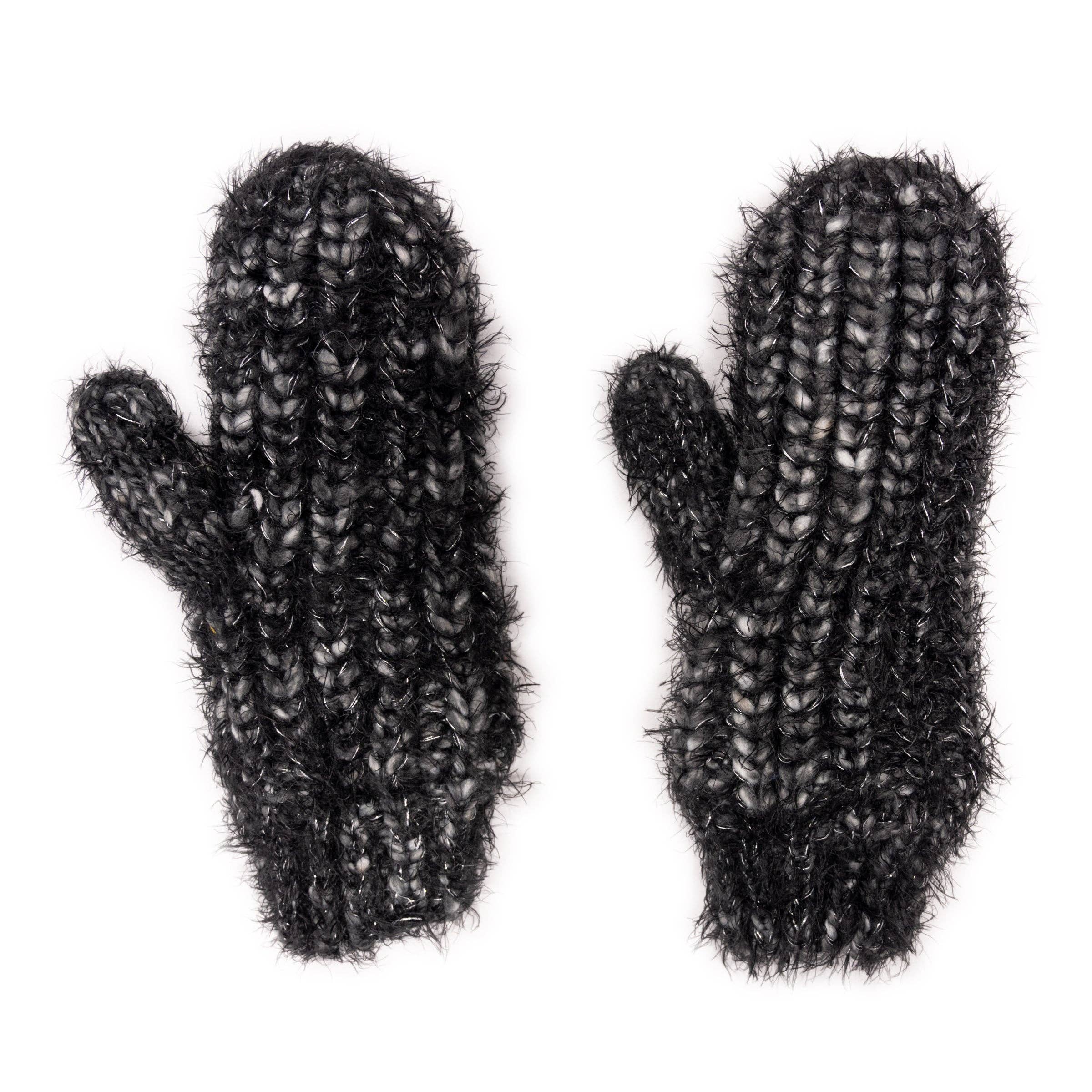 Muk Luks - Wholesale Mittens - Women's - MUK LUKS Women's Chunky Space Dye Eyelash Mitten0