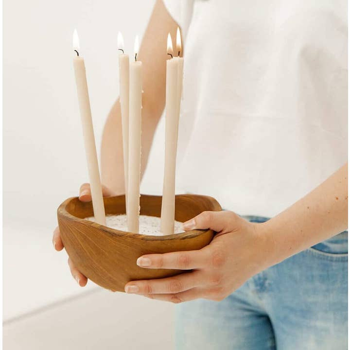 Originalhome - Wholesale Tapered Candle/Candlestick - Thins Beige - ø 1.3 x 25 cm -10 pcs1