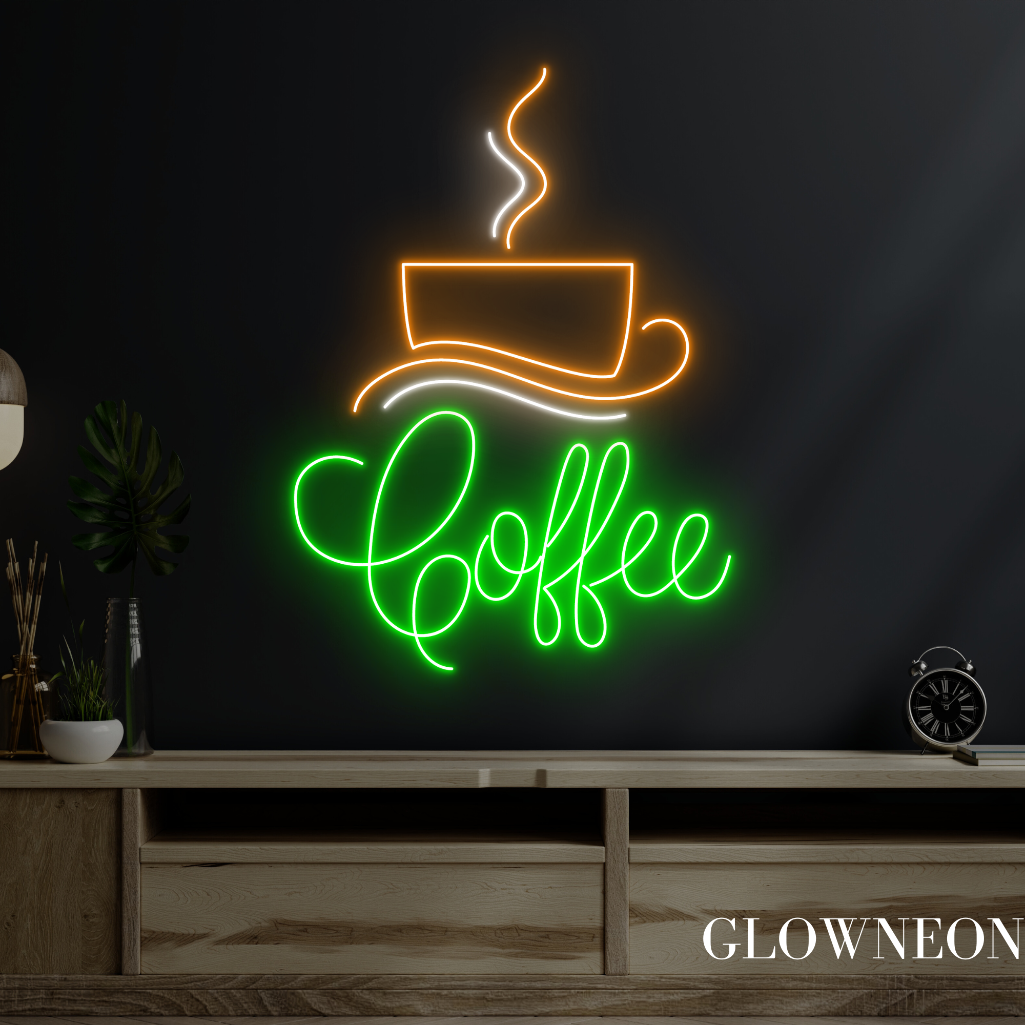 Glow Neon - Wholesale Neon Sign - Coffee Cup Neon Sign, Coffee Led Sign, Coffee Shop Decor3