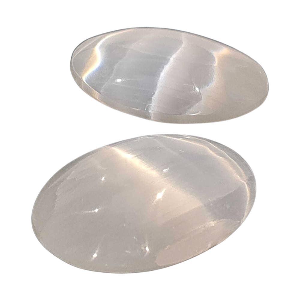 VIE - Wholesale Spiritual Stone/Crystal - Selenite Palm Stone1