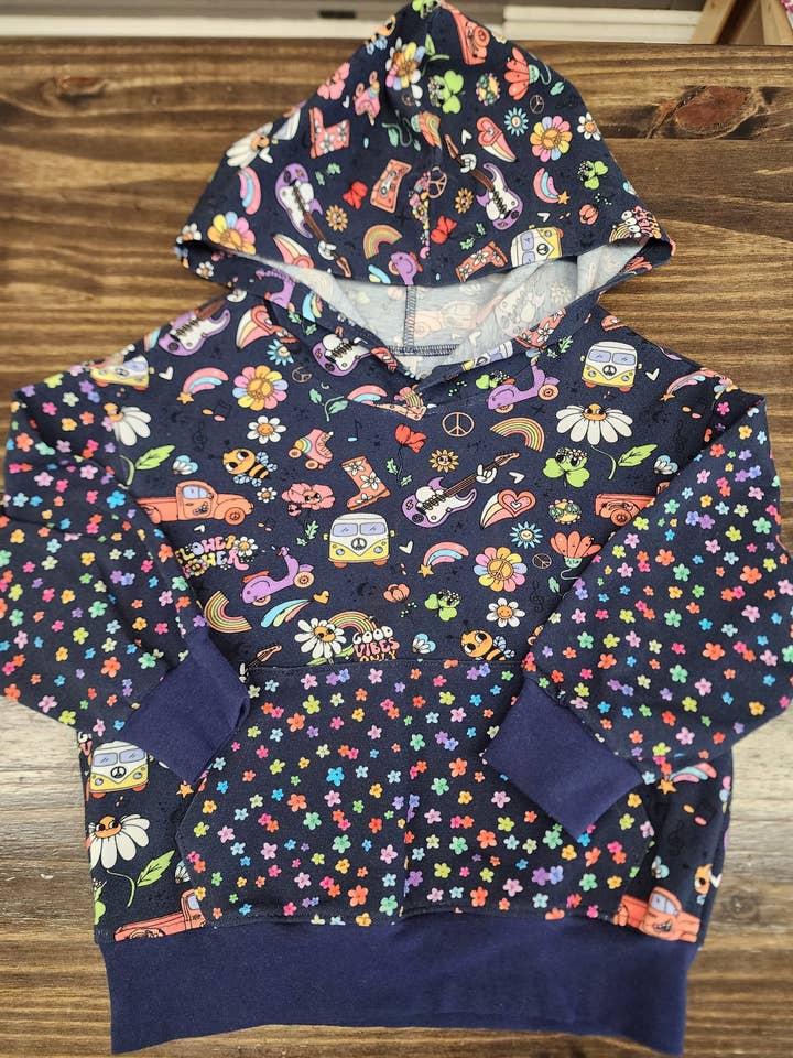 Camisola com capuz de chita por atacado de Hounds and Honeys