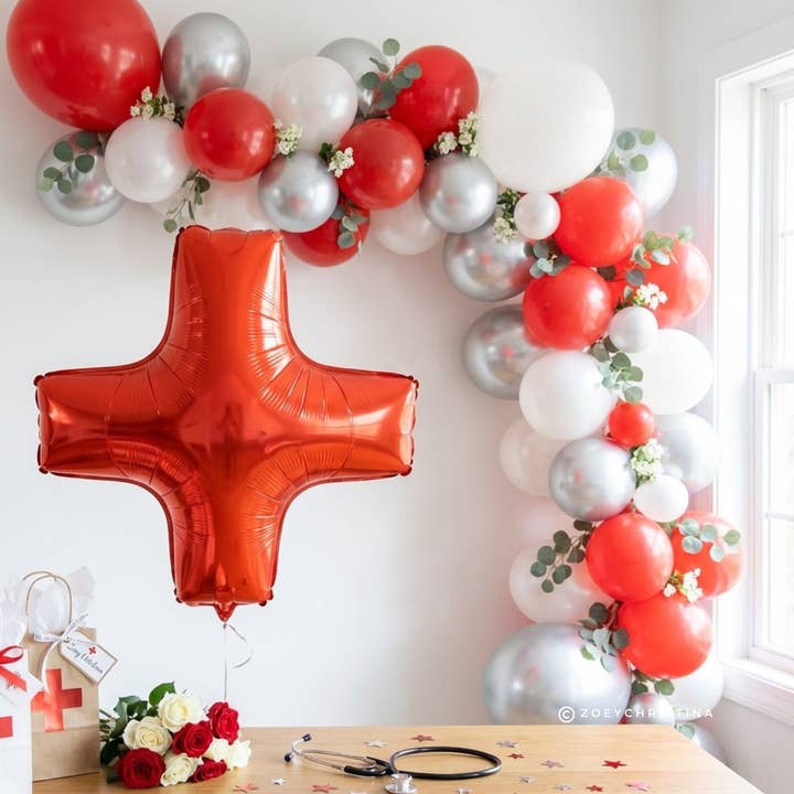 Nurse Themed Cross Balloon for wholesale by Zoey Christina