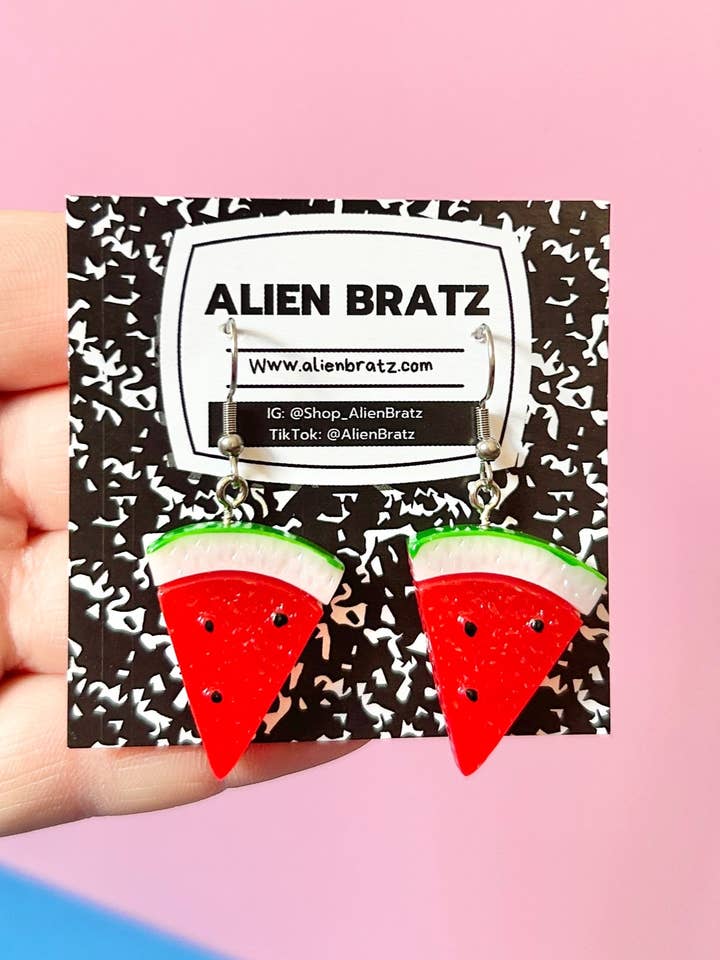 Søde vandmelonøreringe Frugtøreringe Sommerøreringe for engroshandel hos Alien Bratz