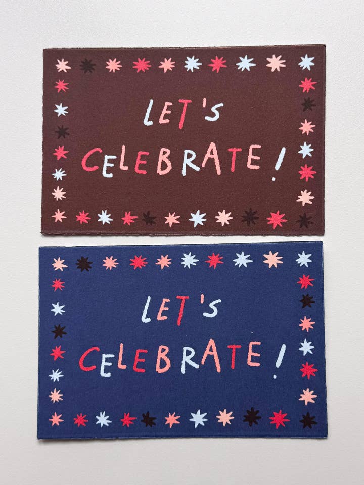 Let's Celebrate Postkarte für den Großhandel von Avis et Tigris