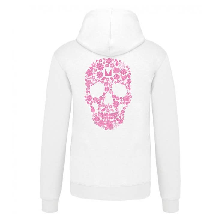 Felpa con cappuccio Skull W Cedar per la vendita all'ingrosso da parte di Maldita