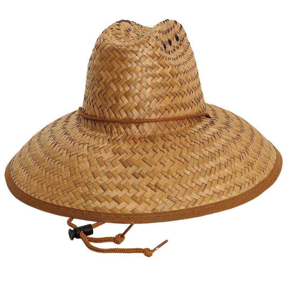 American Hat Makers - Wholesale Straw Hat - Unisex - Palm Straw Sun Hat - Style Barracuda (Prepack of 12)2
