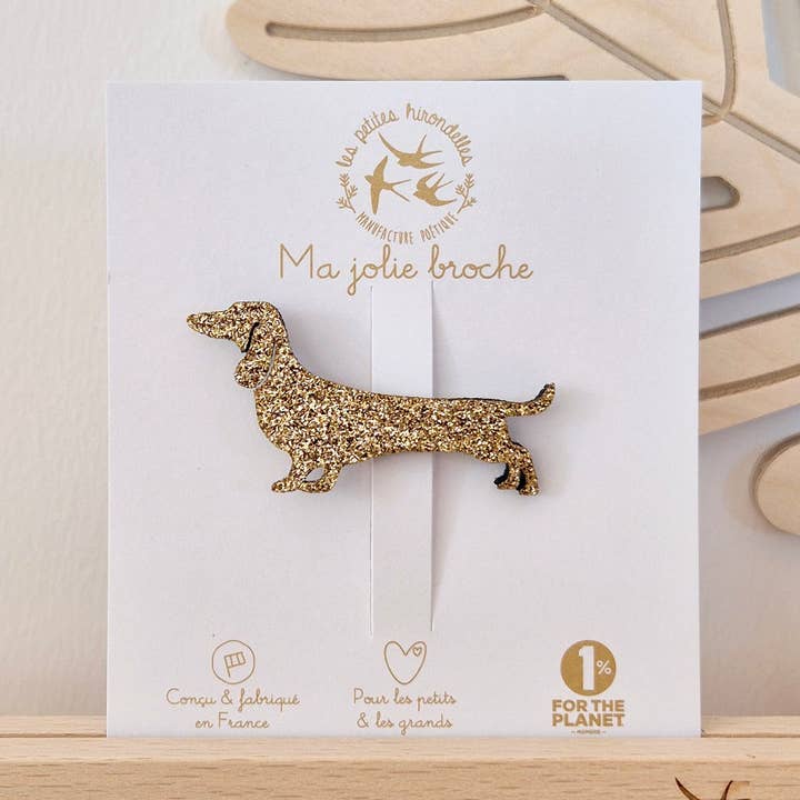 Broche - Dachshund por atacado de Les Petites Hirondelles