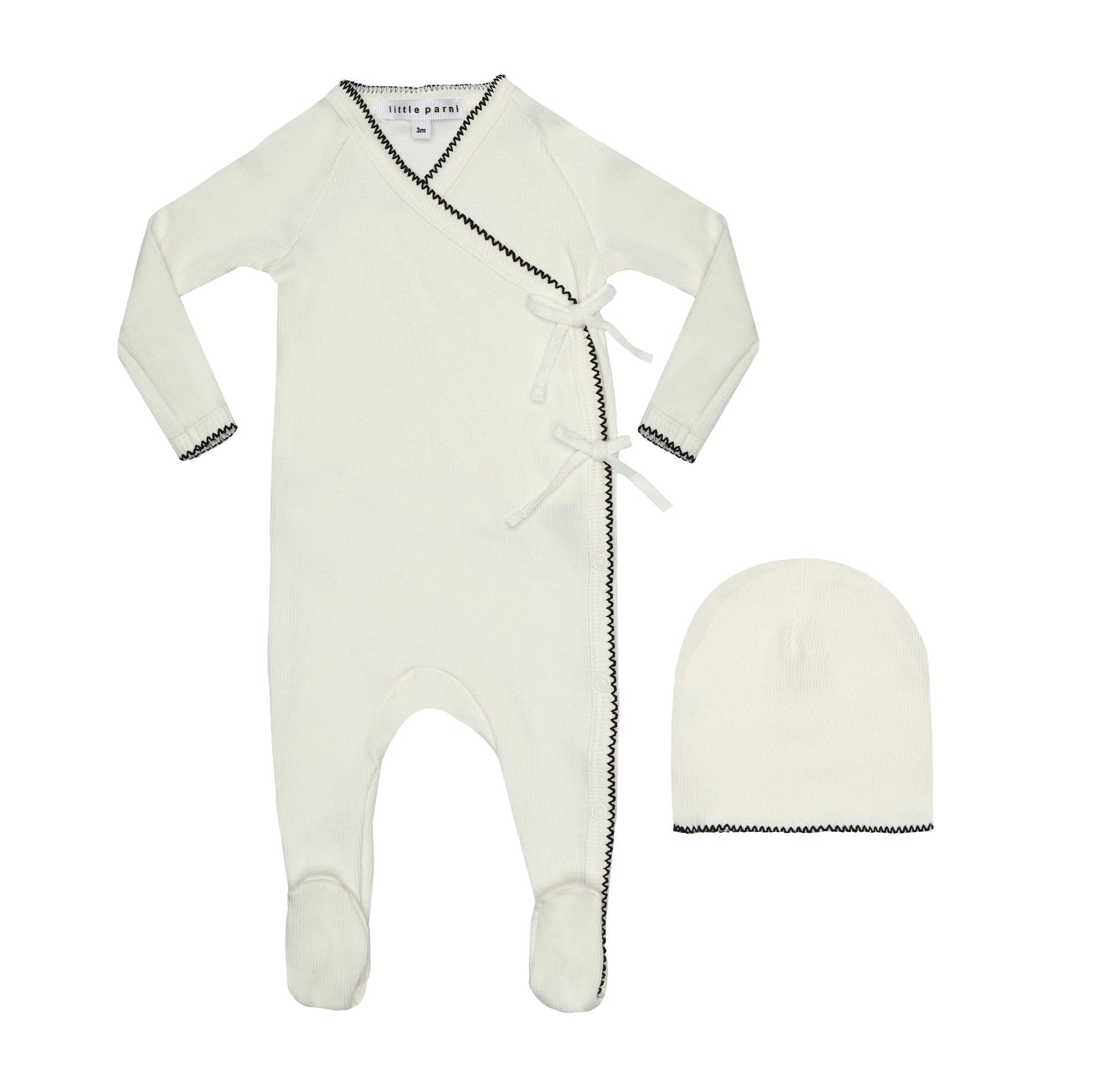 Parni - Wholesale Clothing Set - Baby - Pico Stretchy and Beanie Set2
