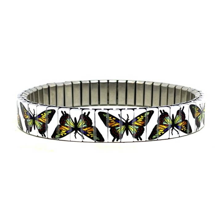 Stainless steel 10mm bracelet - Cool Blossom 39W10 for wholesale by Urband London