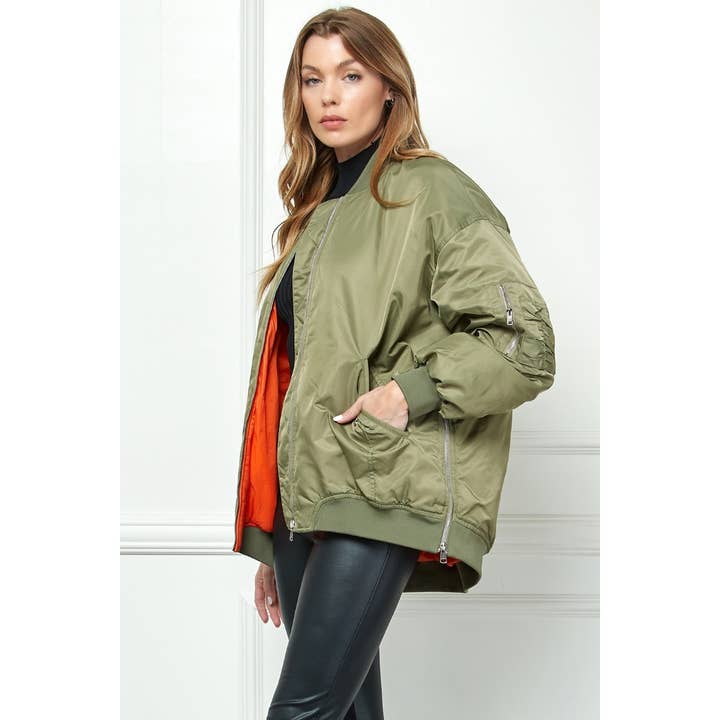 Veveret – wholesale Bomberjacka - Dam – Oversize Bomberjacka