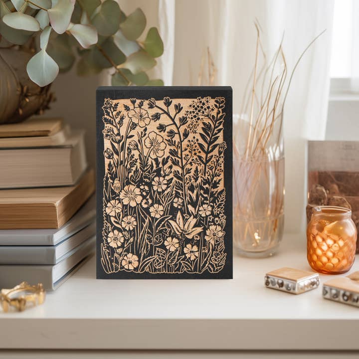 Benoit's Design Co. - Wholesale Wall Sign - Garden Cottage Engraved Illustration3