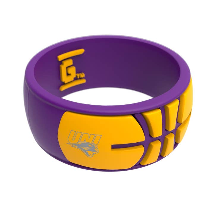 Northern Iowa Basketball Silicone Ring for wholesale by Gameday Global