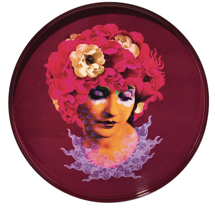 Plateau rond Anemone for wholesale by Gangzaï Design