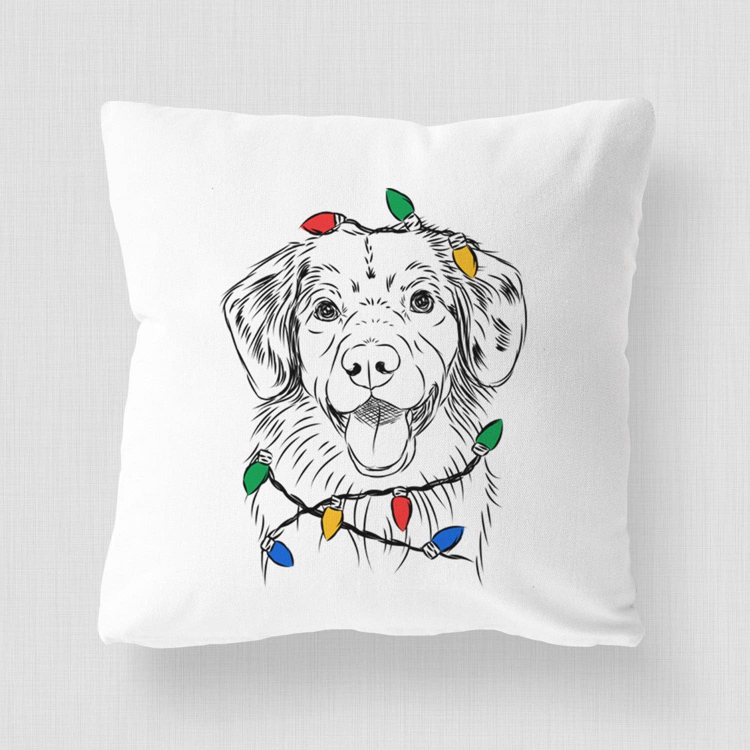 Inkopious - Wholesale Throw Pillow Cover - Weston the Nova Scotia Duck Tolling Retriever - Throw Pillow Cover9