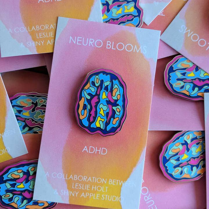 Neuro Blooms – Großhandel Anstecker/Button – ADHS-Emailstifte