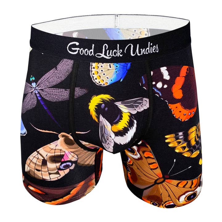 Good Luck Sock – wholesale Underwear – Men's – Men's Flying Insects Underwear