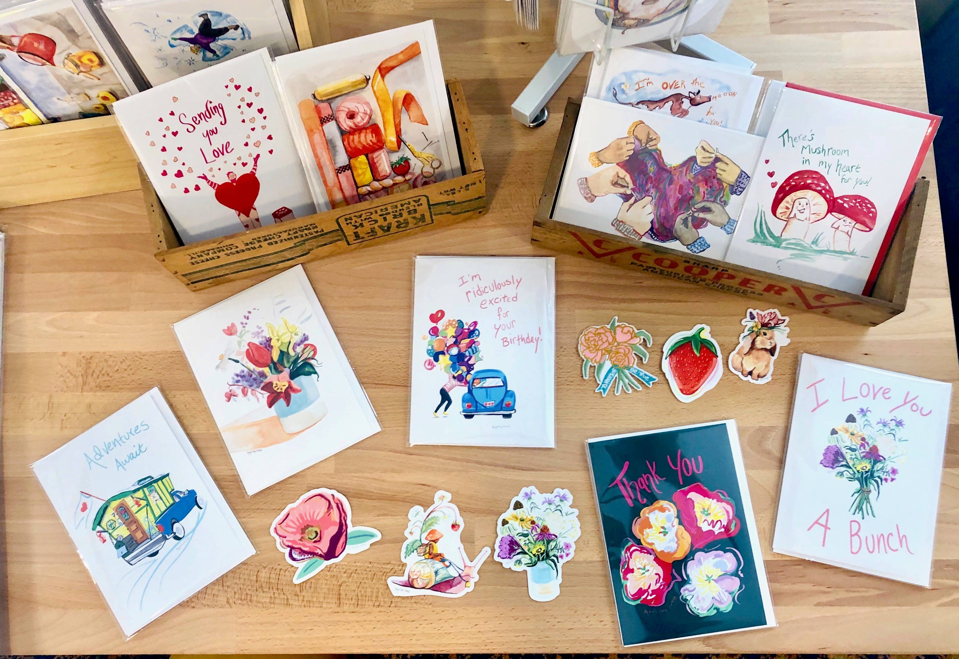 Gray Day Studio - Wholesale Everyday Greeting Card - Persisted- Elizabeth Warren portrait and quote Card2