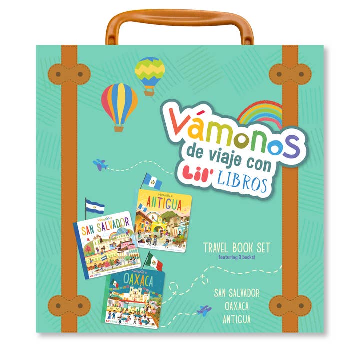 VÁMONOS: Travel Book Set for wholesale by Lil' Libros ~ Bilingual Children's Books & Games