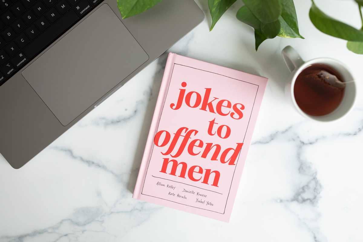 Simon & Schuster - Wholesale Humor - Jokes to Offend Men by Allison  Kelley5
