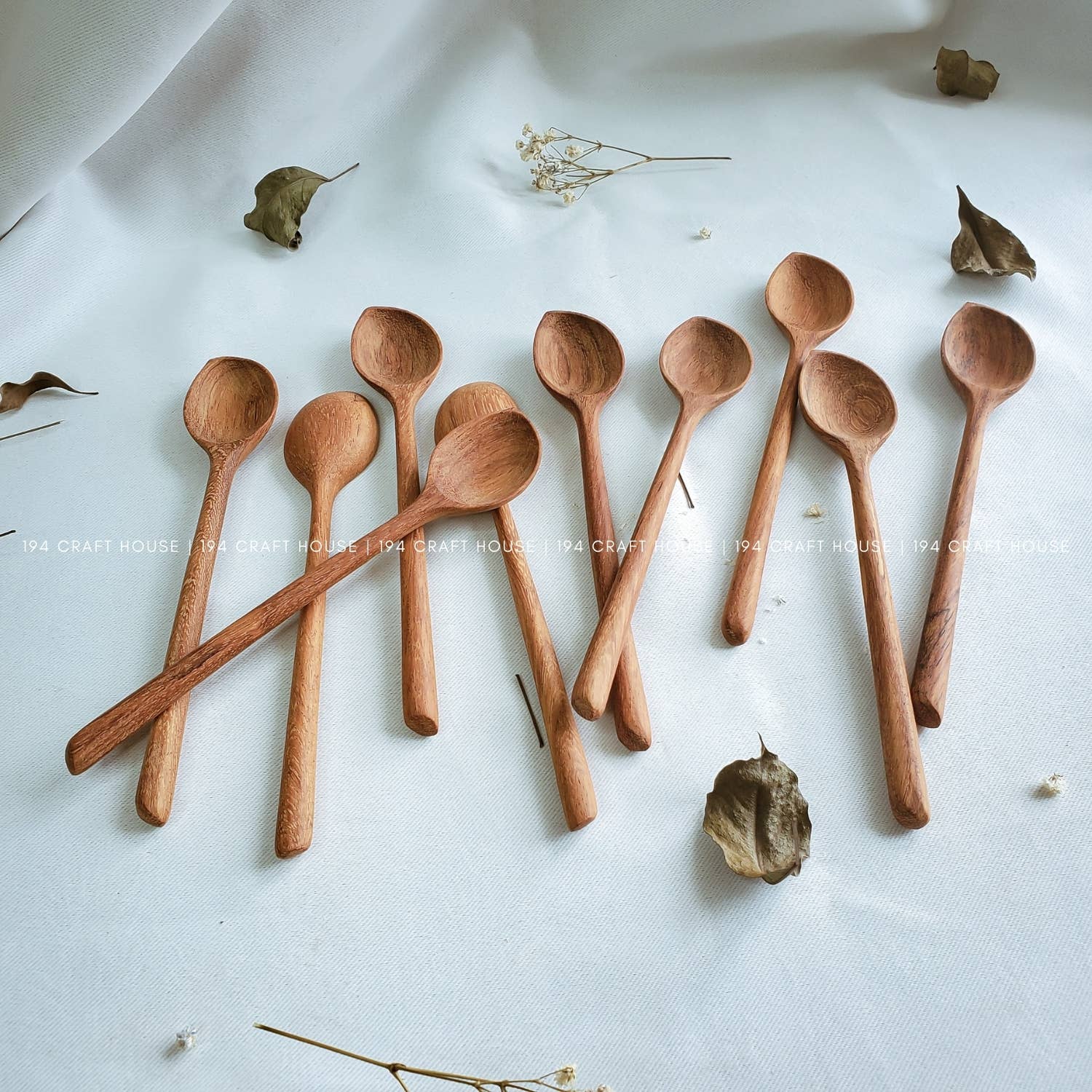 194 Craft House - Wholesale Serving Utensil - Wooden Stirring Spoons For Tea/Coffee - Serving Spoons7
