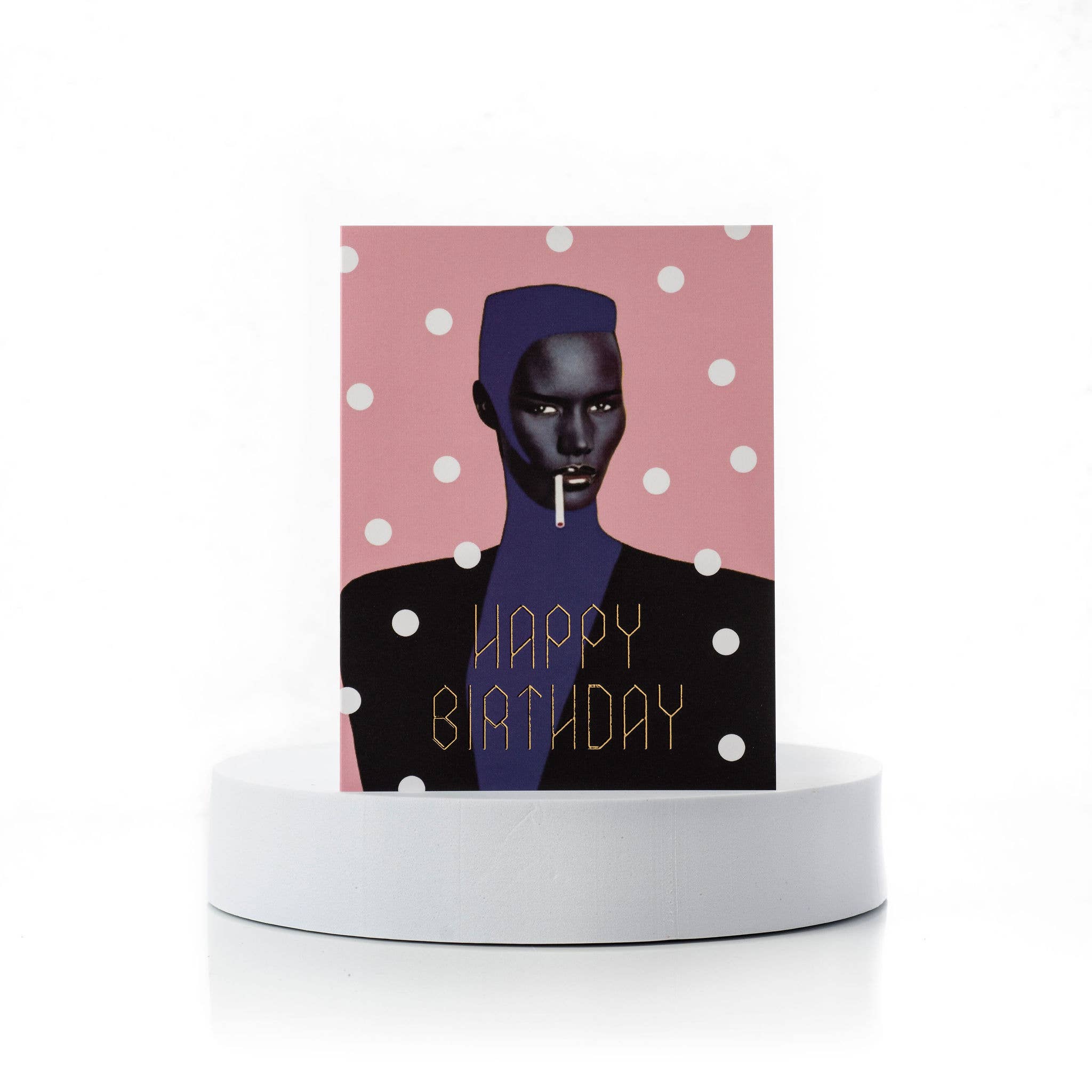 Carla Cards - Venta al por mayor Tarjetas de cumpleaños - Cumpleaños Grace / Feliz Cumpleaños de Grace Jones Arte Pop de los 801