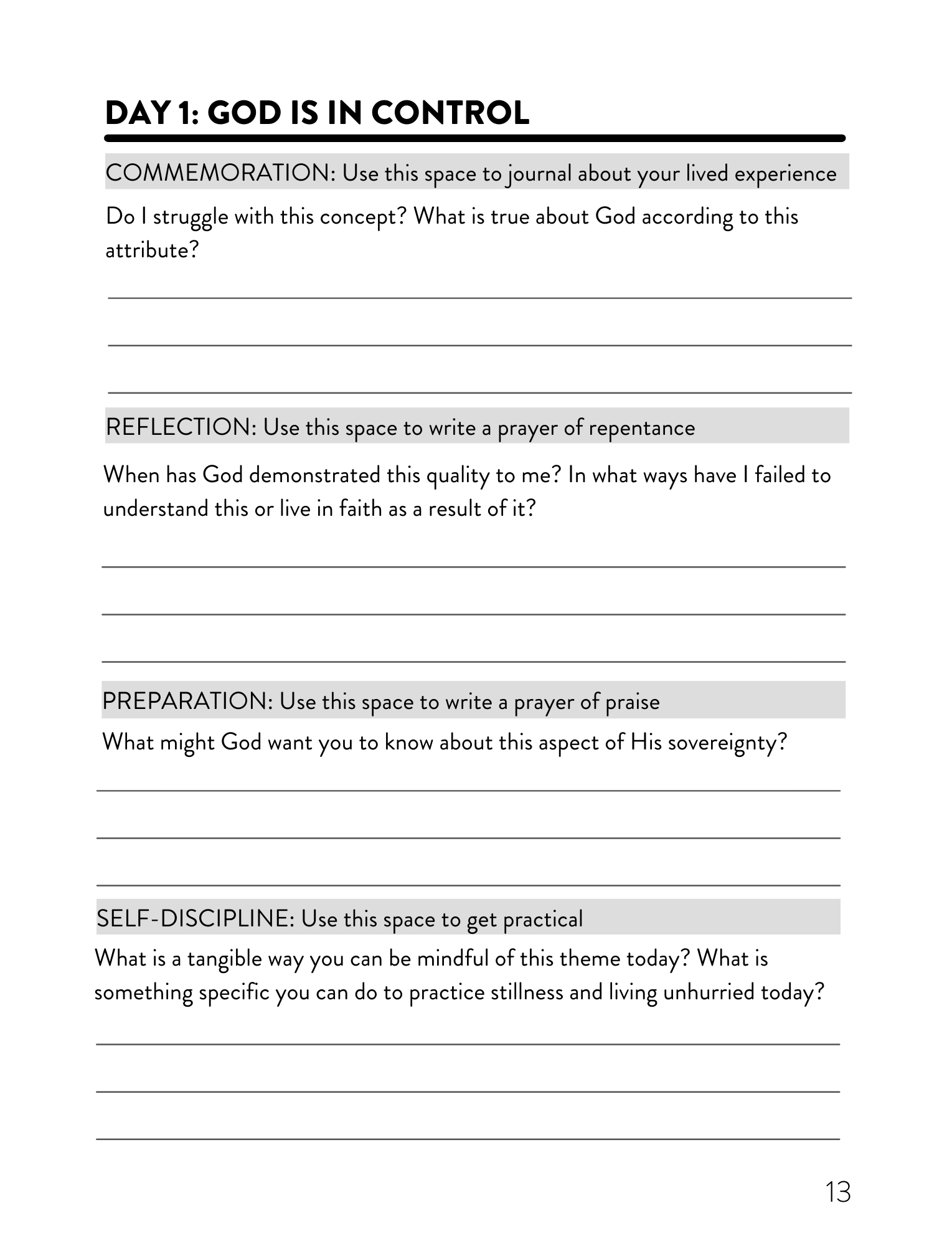 Wheat and Honey Co. - Wholesale Religion Book - Life Less Hurried: 40 days of stillness9