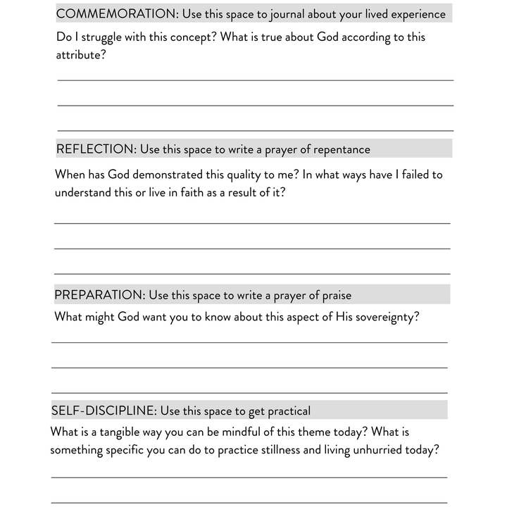 Wheat and Honey Co. - Wholesale Religion Book - Life Less Hurried: 40 days of stillness9