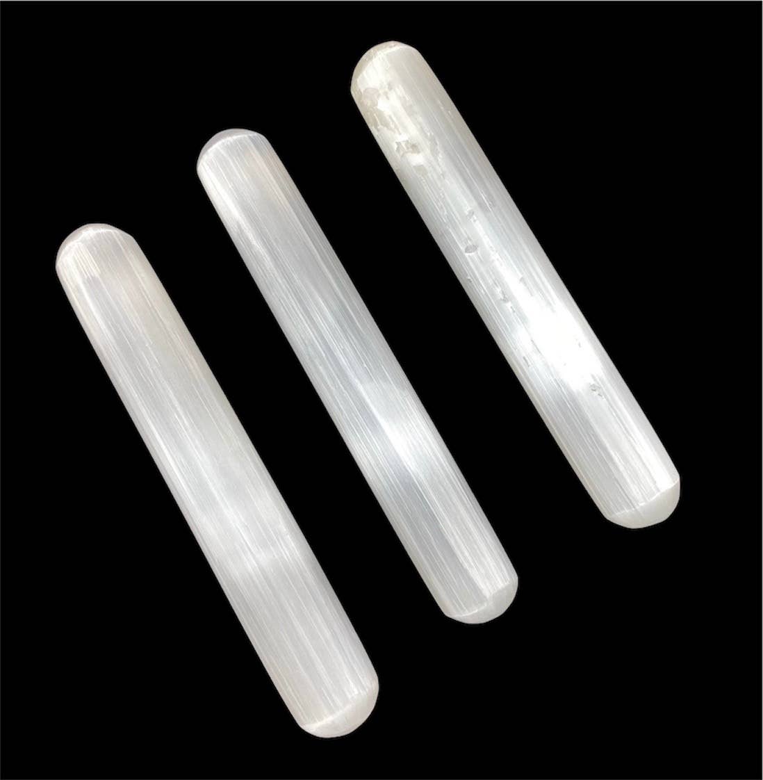 Quasar Gems USA – wholesale Spiritual stone/crystal – Selenite Massage Wands 1