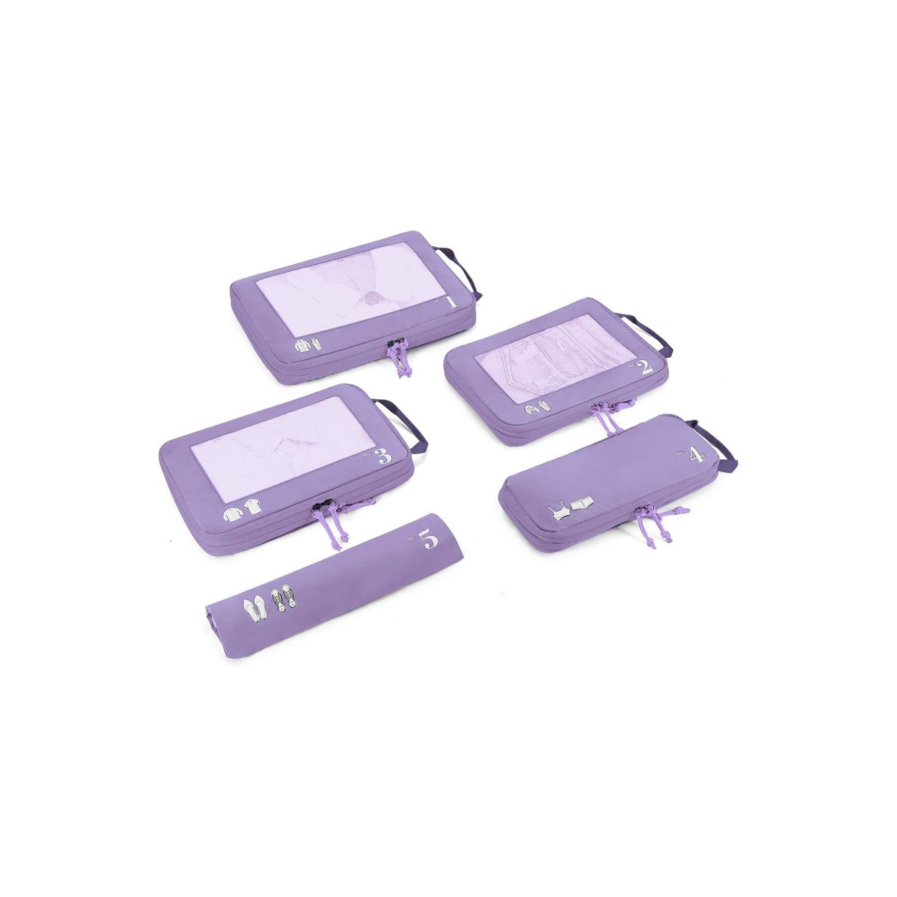 NARWEY INC - Wholesale Packing Cube - 5 Set Compression Packing Cubes for Suitcases Organiser Bags63