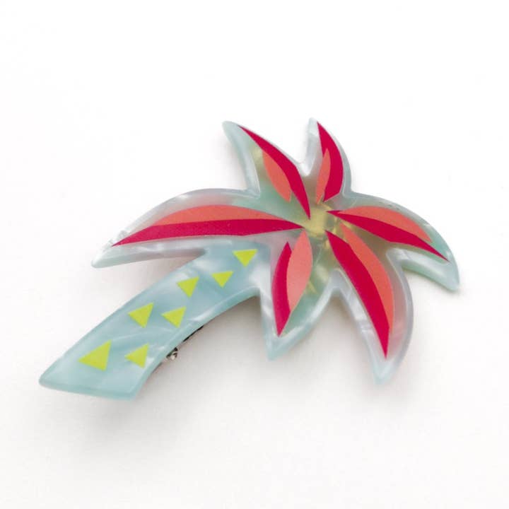 Set di 3 fermagli per capelli a forma di palma per la vendita all'ingrosso da parte di L'Atelier des Dames