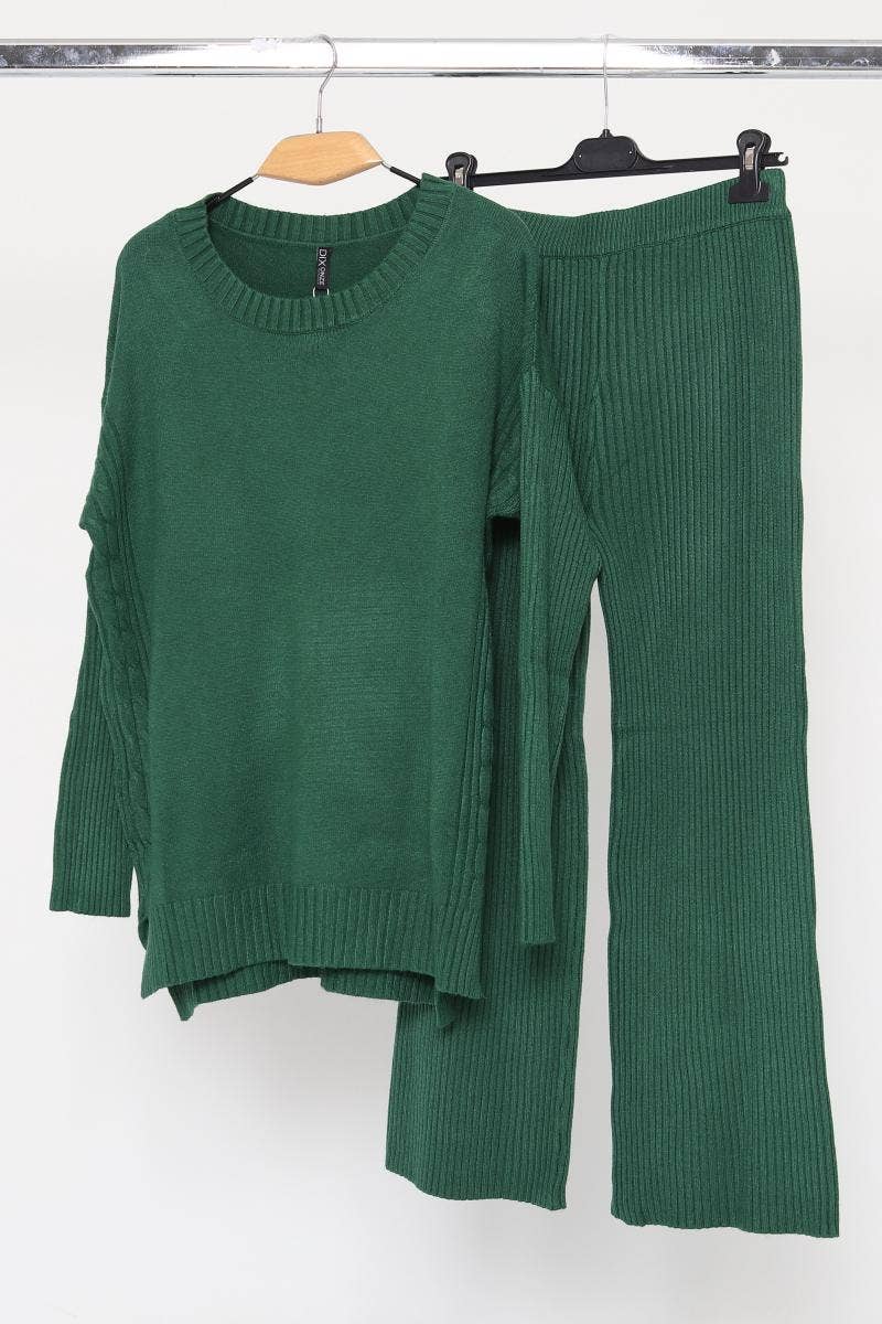 DIX-ONZE - Wholesale Lounge Set - Women's - Ribbed Premium Knit Homewear/Casual Set9