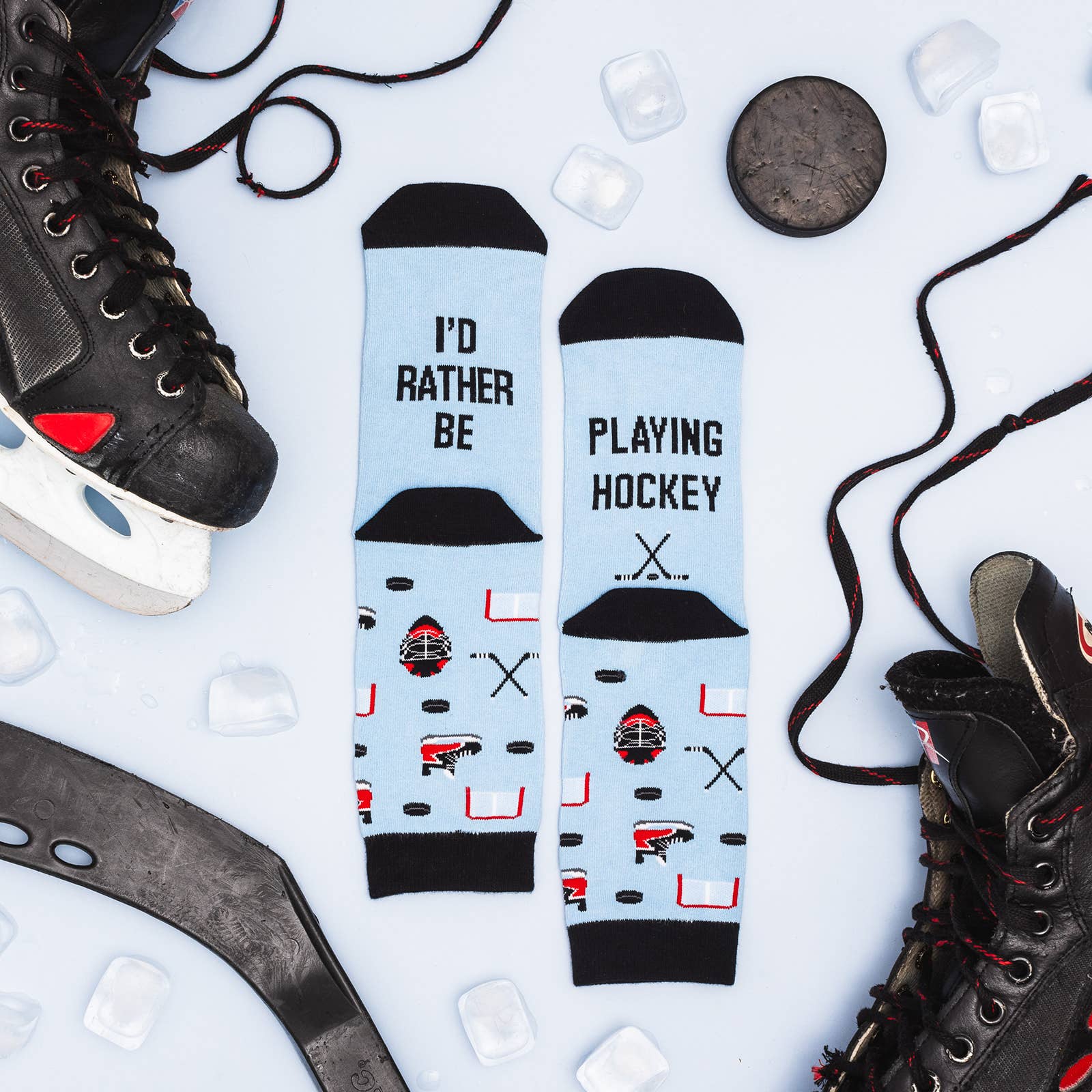 Lavley – Großhandel Socken - Unisex – Ich würde lieber Hockeysocken spielen9