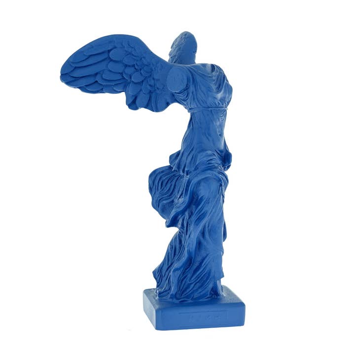 ARTIA LTD - Wholesale Sculpture - Victory - Nike Winged Goddess of Samothrace 19cm Blue Color1