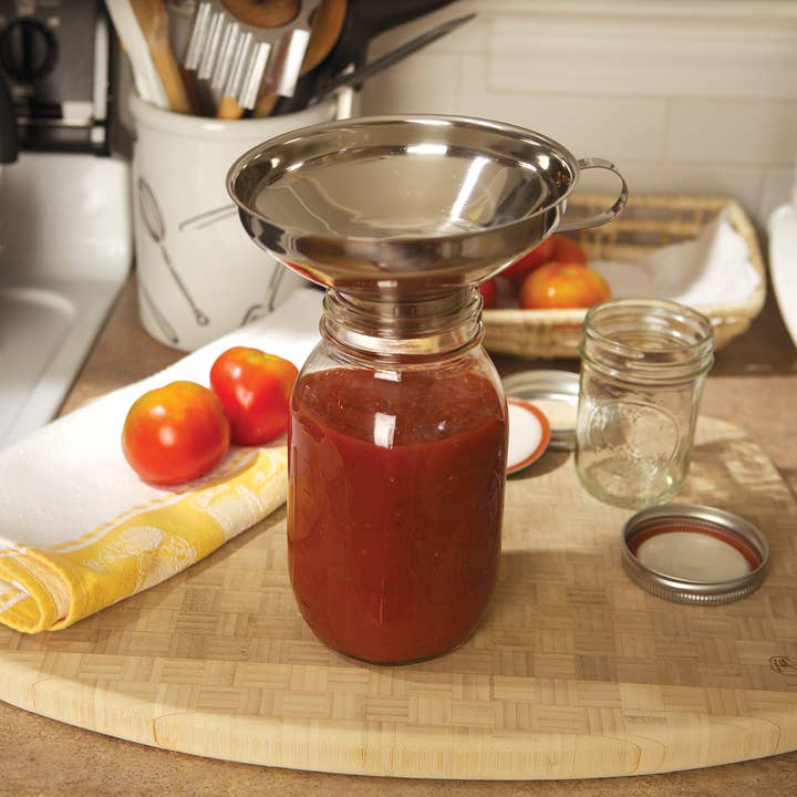 Fox Run Brands - Wholesale Funnel - Fox Run Stainless Steel Canning Funnel, 5.75", 3.2-Ounce