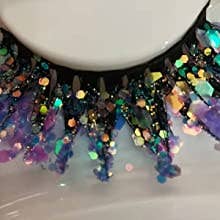 SugarQuoteMeNot LLC - Wholesale False/Fake Eyelashes - Glam Glow-in-the-Dark & Luminous Glitter Glam Eyelashes