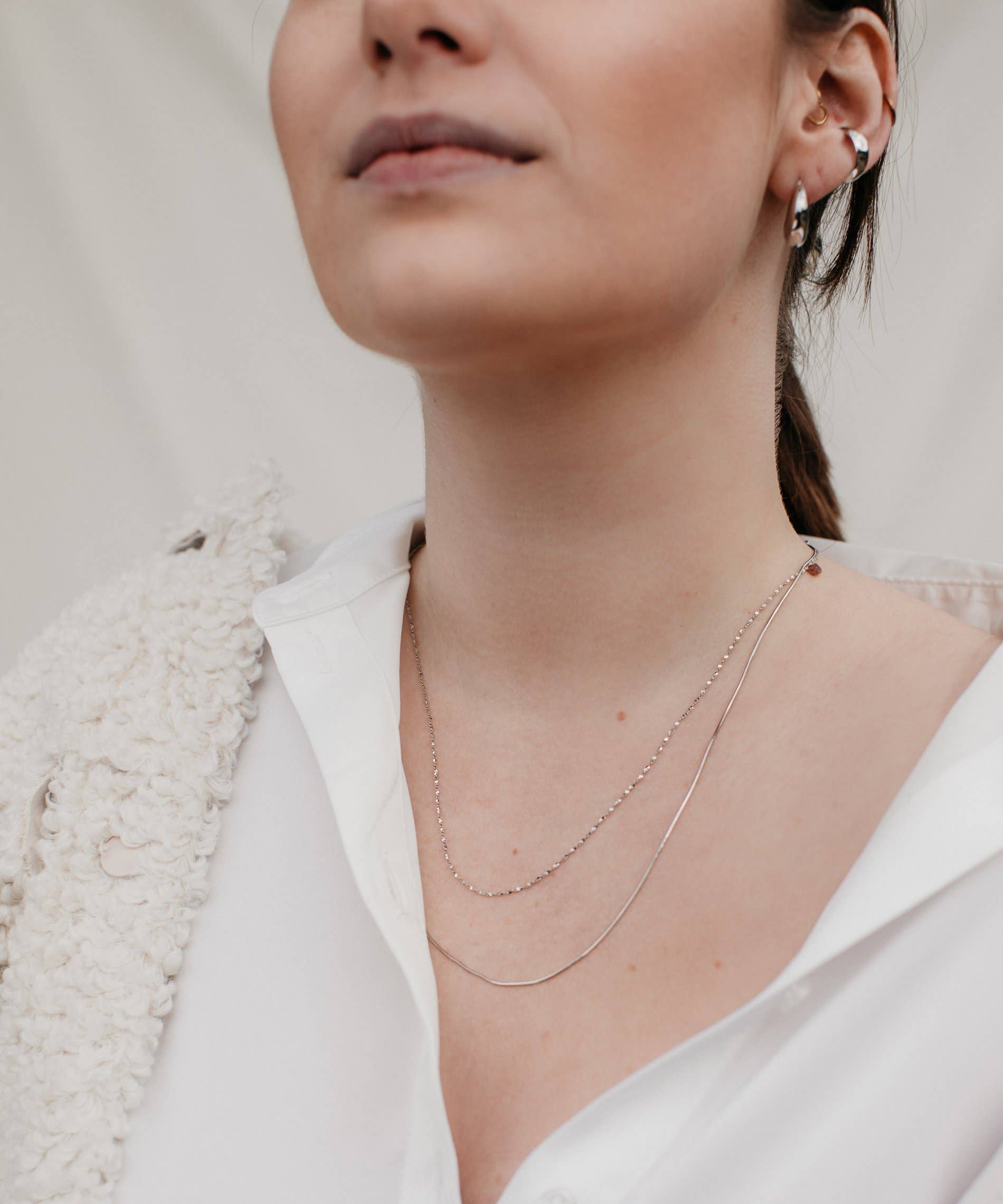 Love Local Jewelry - Venta al por mayor Collares de cadenas y eslabones - Collar Joli de cadena básica18